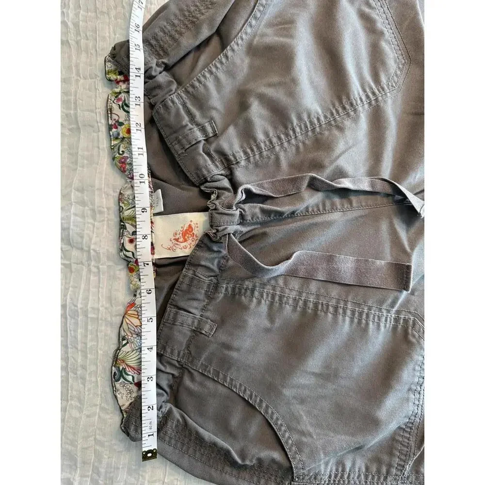 Koi Floral Print Medical Scrubs Set - Top- L & Pants- Medium Tall - Picture 8 of 9
